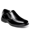 Nunn Bush Mens Bleeker Street Bike Toe Slip On Oxford - Black