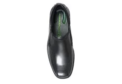 Nunn Bush Mens Bleeker Street Bike Toe Slip On Oxford - Black -Shoe Shop US 01 500487 05