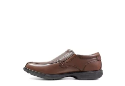 Nunn Bush Mens Bleeker Street Bike Toe Slip On Oxford - Cognac -Shoe Shop US 01 500489 03