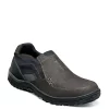 Nunn Bush Mens Quest Moc Toe Slip On Oxford - Dark Grey -Shoe Shop US 01 500697 00