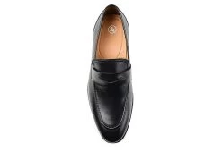 Thomas & Vine Mens Bishop Penny Loafer Oxford - Black -Shoe Shop US 01 500742 05