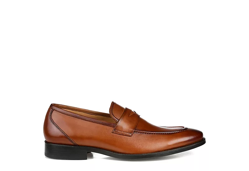 Thomas & Vine Mens Bishop Penny Loafer Oxford - Cognac 4 Thomas & Vine Mens Bishop Penny Loafer Oxford - Cognac - Image 2