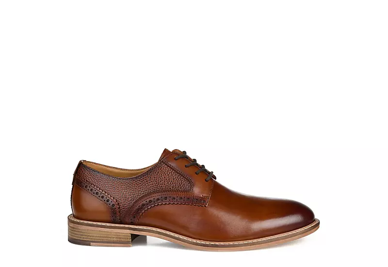 Thomas & Vine Mens Clayton Oxford - Cognac 4 Thomas & Vine Mens Clayton Oxford - Cognac - Image 2