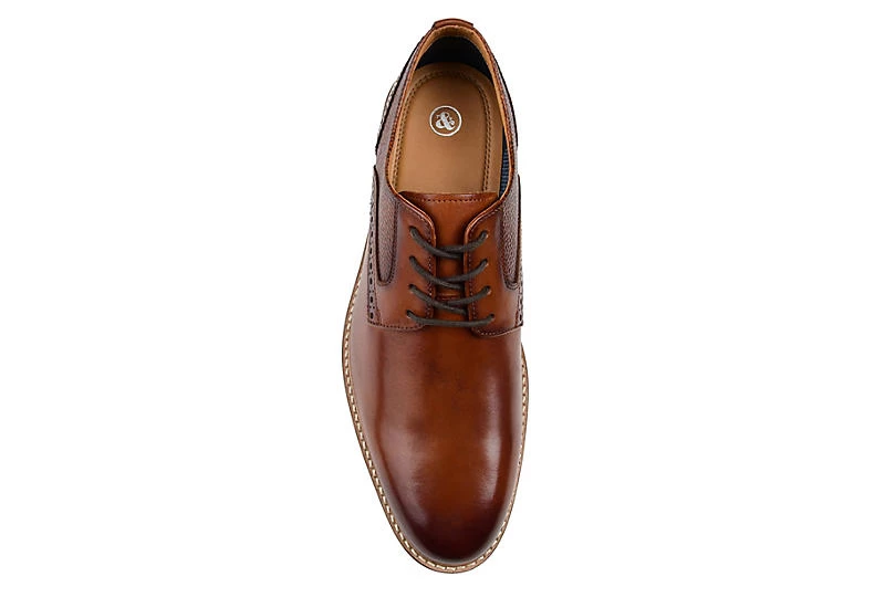 Thomas & Vine Mens Clayton Oxford - Cognac 8 Thomas & Vine Mens Clayton Oxford - Cognac - Image 6