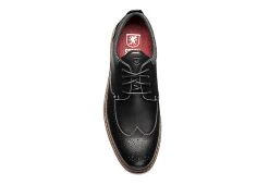 Stacy Adams Mens Synergy Wingtip Oxford - Black -Shoe Shop US 01 500771 05