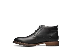 Florsheim Mens Lodge Plain Toe Chukka Boot - Black -Shoe Shop US 01 500783 03