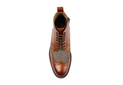 Thomas & Vine Mens Jarett Lace-up Boot - Cognac -Shoe Shop US 01 500950 05