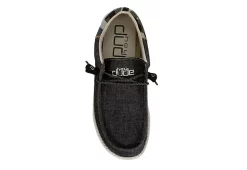 Heydude Mens Wally Slip On Sneaker - Dark Grey -Shoe Shop US 01 501095 05
