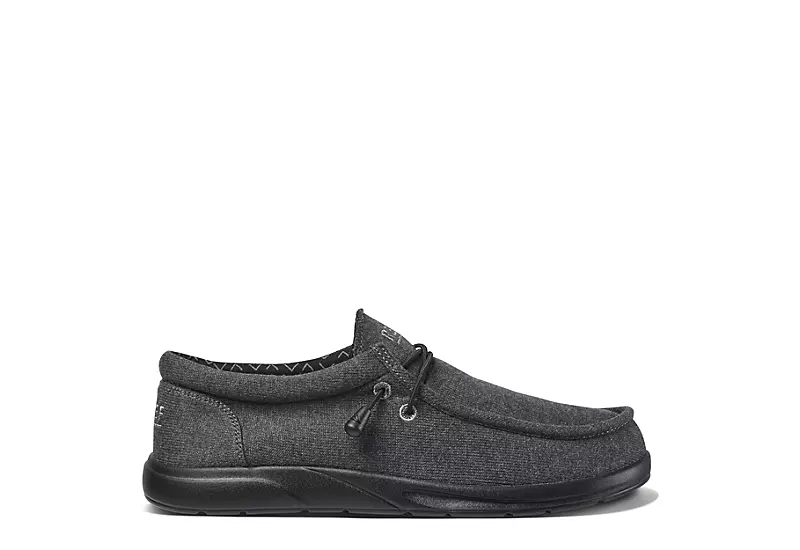 Reef Mens Cushion Coast Slip On Sneaker - Black 4 Reef Mens Cushion Coast Slip On Sneaker - Black - Image 2