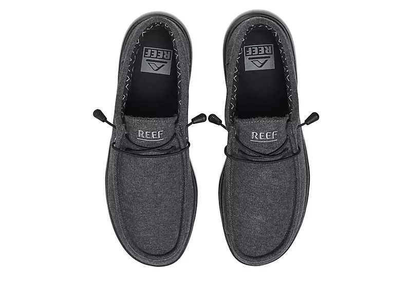 Reef Mens Cushion Coast Slip On Sneaker - Black 6 Reef Mens Cushion Coast Slip On Sneaker - Black - Image 4