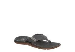 Reef Mens Santa Ana Flip Flop Sandal - Grey