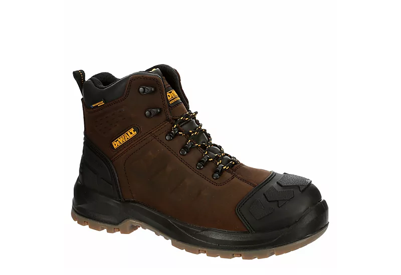 Dewalt Mens Hadley Steel Toe Work Boot - Brown 3 Dewalt Mens Hadley Steel Toe Work Boot - Brown