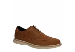 Stacy Adams Mens Swift Wingtip Lace-up Oxford - Cognac
