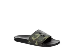 Adidas Mens Adilette Comfort Slide Sandal - Camo