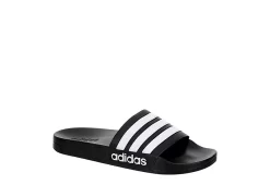 Adidas Mens Adilette Shower Slide Sandal - Black