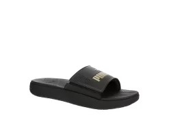 Puma Mens Softride Slide Sandal - Black