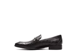 Stacy Adams Mens Ferdinand Moc Toe Slip On Oxford - Black -Shoe Shop US 01 501551 03