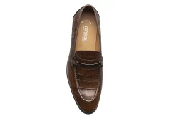 Stacy Adams Mens Ferdinand Moc Toe Slip On Oxford - Cognac -Shoe Shop US 01 501552 05