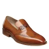 Stacy Adams Mens Pryce Wingtip Perf Slip On Oxford - Cognac -Shoe Shop US 01 501561 00