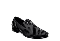 Stacy Adams Mens Sabre Spiked Slip On Oxford - Black