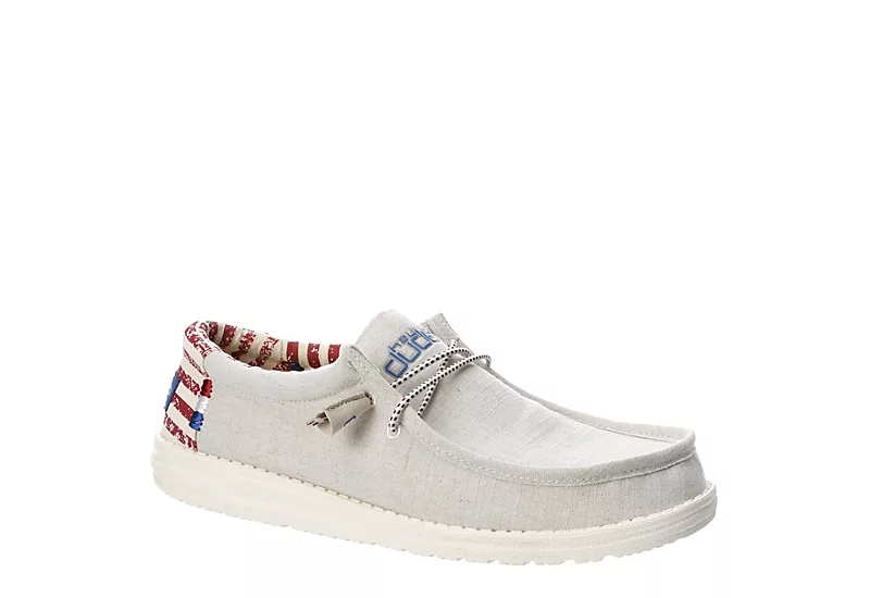 Heydude Mens Wally Slip On Sneaker - White 3 Heydude Mens Wally Slip On Sneaker - White