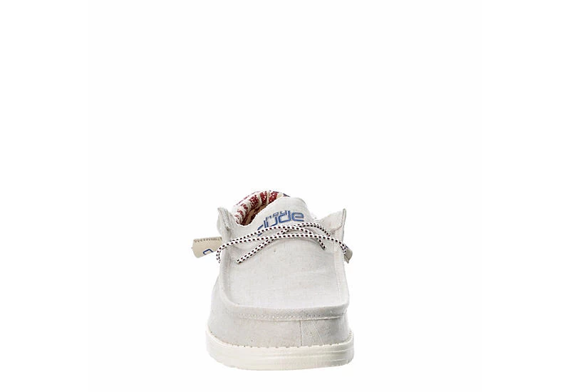 Heydude Mens Wally Slip On Sneaker - White 5 Heydude Mens Wally Slip On Sneaker - White - Image 3