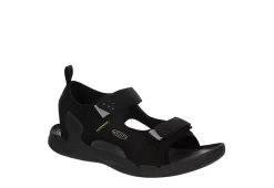 Keen Mens Drift Creek Two Strap Outdoor Sandal - Black