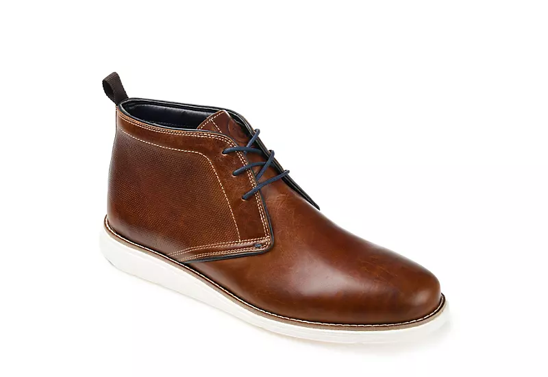 Thomas & Vine Mens Cutler Chukka Boot - Brown 3 Thomas & Vine Mens Cutler Chukka Boot - Brown