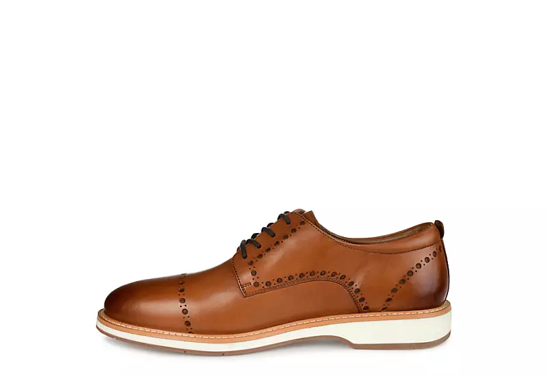 Thomas & Vine Mens Fremont Oxford - Cognac 6 Thomas & Vine Mens Fremont Oxford - Cognac - Image 4
