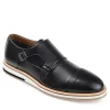 Thomas & Vine Mens Thatcher Monk Strap Oxford - Black -Shoe Shop US 01 501670 00