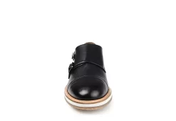 Thomas & Vine Mens Thatcher Monk Strap Oxford - Black -Shoe Shop US 01 501670 02