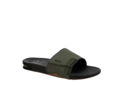 Reef Mens Fanning Slide Sandal - Olive