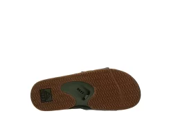 Reef Mens Fanning Slide Sandal - Olive -Shoe Shop US 01 501689 06