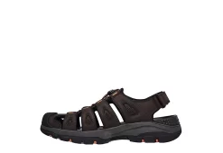 Skechers Mens Tresmen Outdoor Sandal - Chocolate -Shoe Shop US 01 501693 02