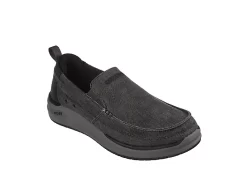 Skechers Mens Arch Fit Melo Slip On Sneaker - Grey