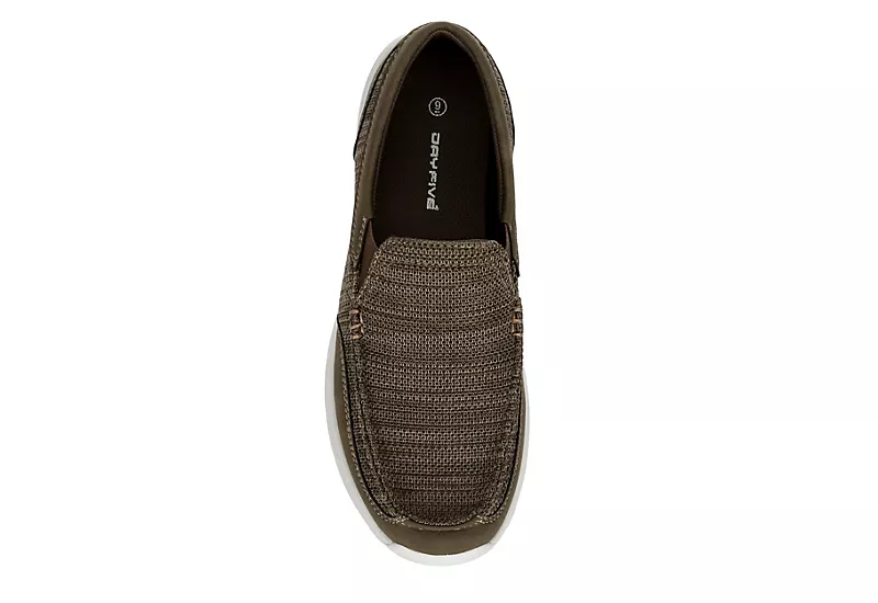 Day Five Mens Belize Slip On Sneaker - Brown 8 Day Five Mens Belize Slip On Sneaker - Brown - Image 6