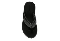Day Five Mens Board Walk Flip Flop Sandal - Black -Shoe Shop US 01 501729 05