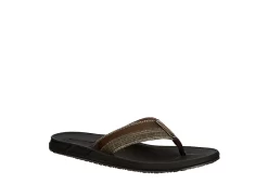 Day Five Mens Board Walk Flip Flop Sandal - Brown