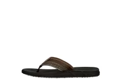 Day Five Mens Board Walk Flip Flop Sandal - Brown -Shoe Shop US 01 501730 03