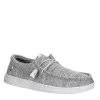 Heydude Mens Wally Slip On Sneaker - Grey