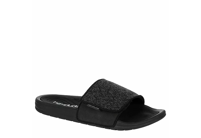 Heydude Mens Phoenix Slide Sandal - Black 3 Heydude Mens Phoenix Slide Sandal - Black