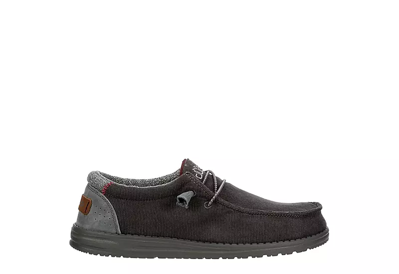 Heydude Mens Wally Slip On Sneaker - Dark Grey 4 Heydude Mens Wally Slip On Sneaker - Dark Grey - Image 2