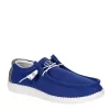 Heydude Mens Wally Slip On Sneaker - Blue