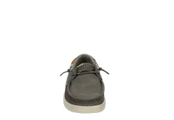 Heydude Mens Welsh Boat Shoe - Dark Grey -Shoe Shop US 01 501810 02
