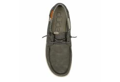 Heydude Mens Welsh Boat Shoe - Dark Grey -Shoe Shop US 01 501810 05