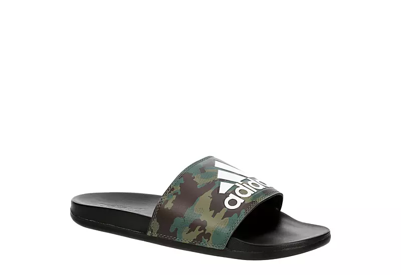 Adidas Mens Adilette Comfort Slide Sandal - Camo 3 Adidas Mens Adilette Comfort Slide Sandal - Camo
