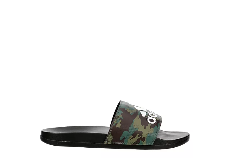 Adidas Mens Adilette Comfort Slide Sandal - Camo 4 Adidas Mens Adilette Comfort Slide Sandal - Camo - Image 2