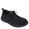 Skechers Mens Arch Fit Melo Slip Resistant Work Shoe - Black -Shoe Shop US 01 501849 00