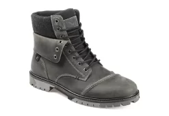 Territory Mens Grind Lace-up Boot - Grey
