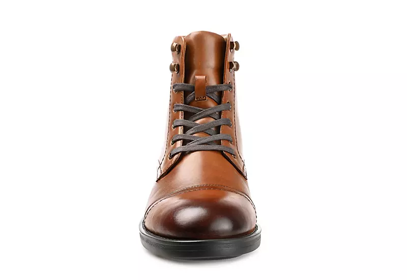Thomas & Vine Mens Darko Lace-up Boot - Cognac 5 Thomas & Vine Mens Darko Lace-up Boot - Cognac - Image 3